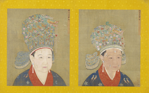 《宋代后半身像册》台北故宫博物院藏