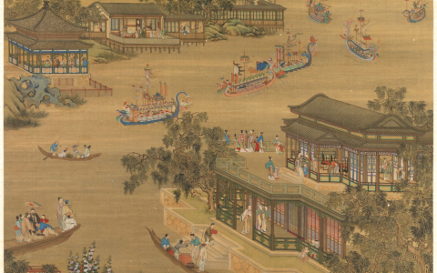 《十二月月令图·五月》台北故宫博物院藏